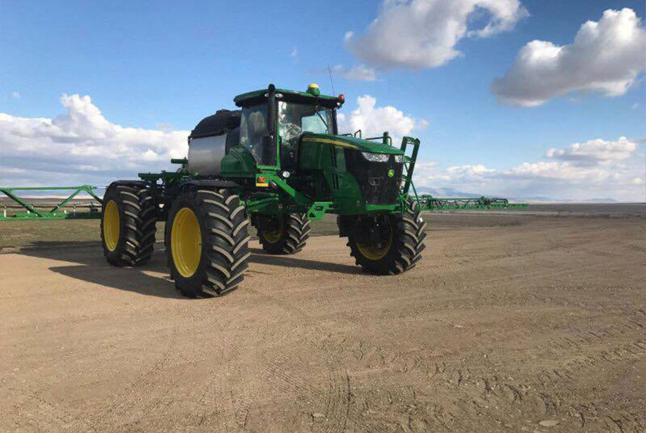 sprayer tractor tires in central illinois