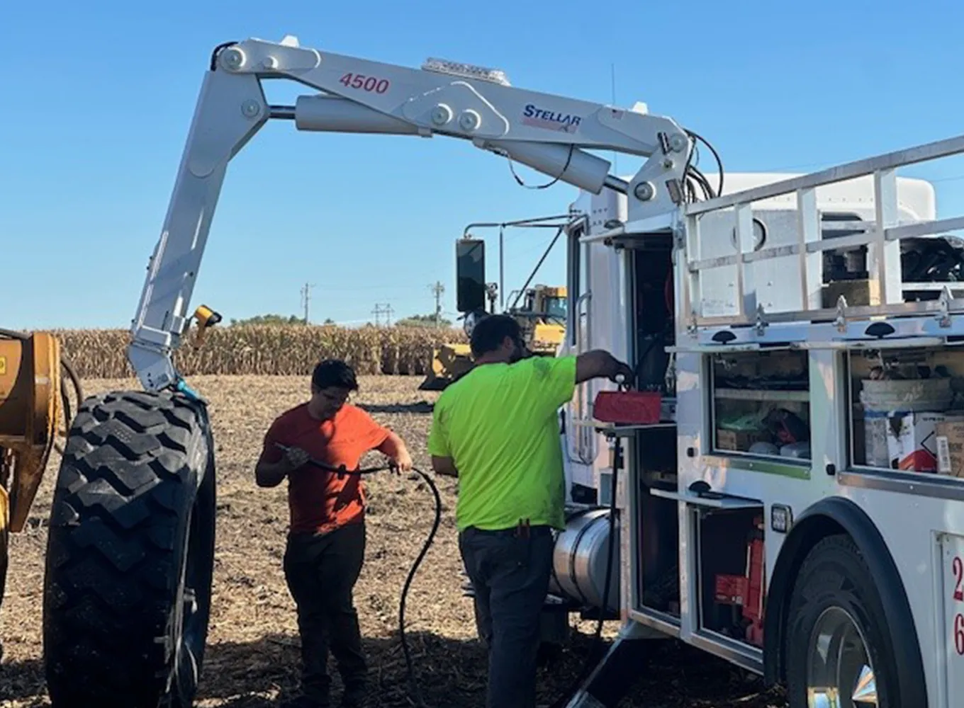 replacing rubber tires on farm equipment central il